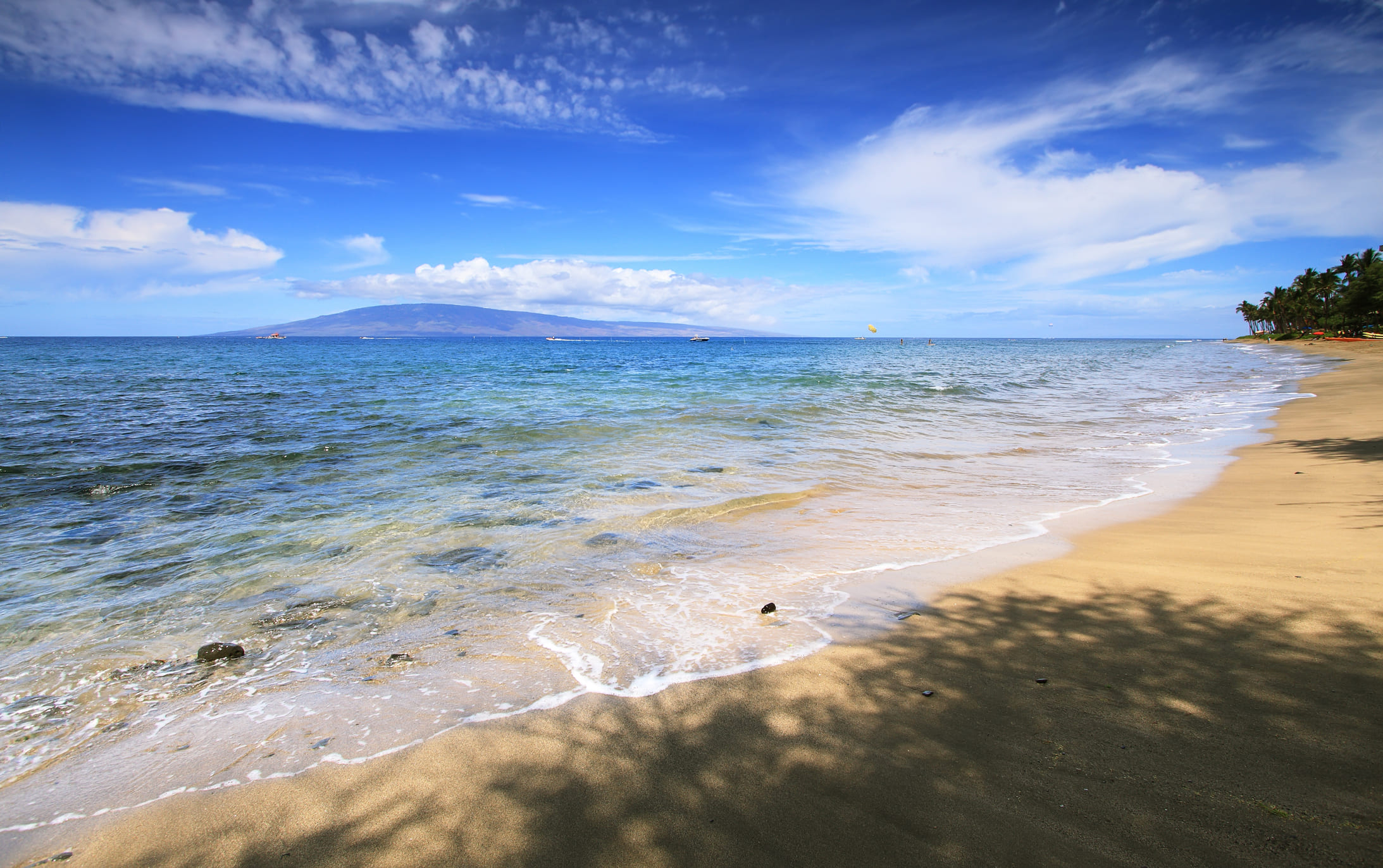 Dt. Fleming Beach in west Maui, Hawaii.